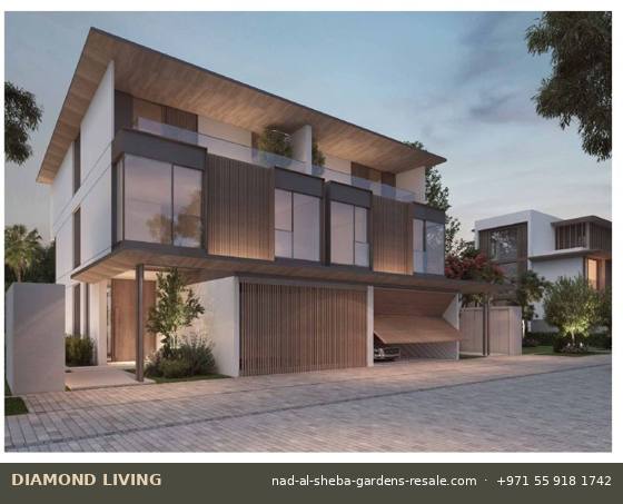 Nad Al Sheba Gardens semi-detached villa render by Meraas